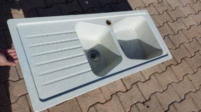 Mobilier évier double cuve