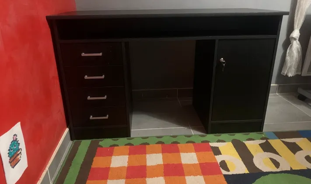 Mobilier bureau noir