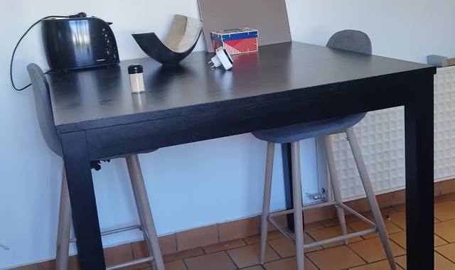Mobilier mange debout noir