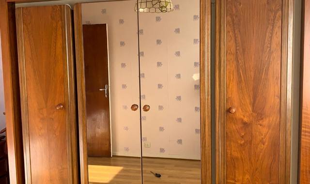 Mobilier armoire lingère et penderie en noyer art déco