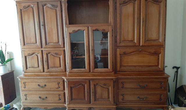 Mobilier meuble de séjour avec table et chaises