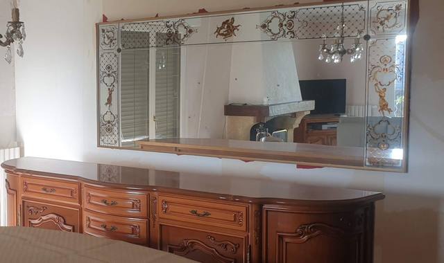 Mobilier buffet plus miroir