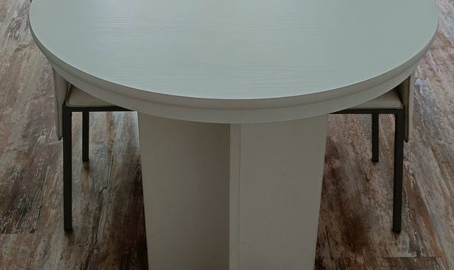 Mobilier superbe table ovale avec 4 rallonges