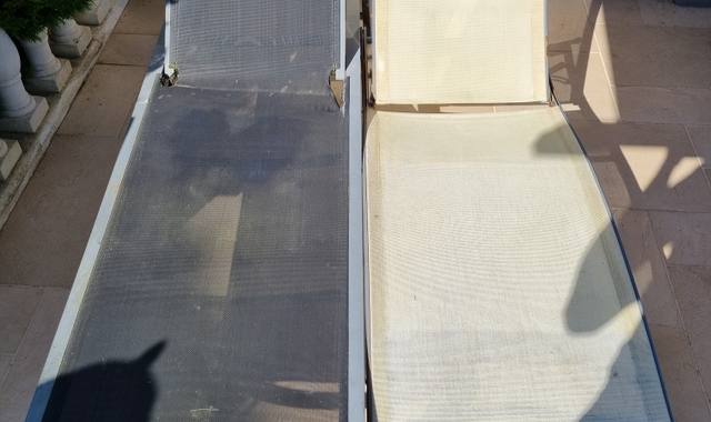 Mobilier chaises longues jardin