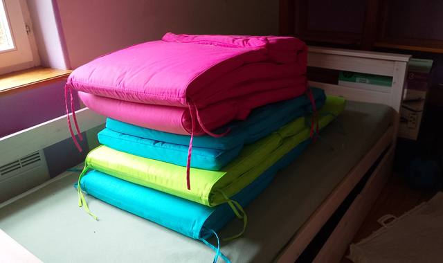 Mobilier coussins chaises longues