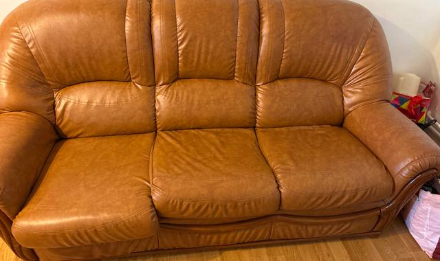 Mobilier canapé en cuir