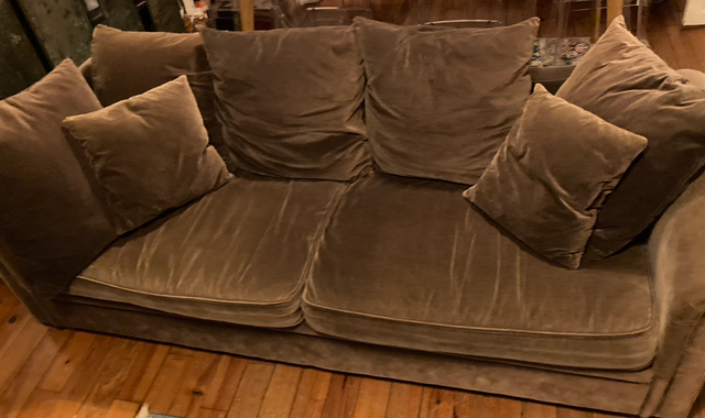 Mobilier canapé en tissu