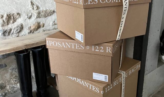 Mobilier boites Sézane les composantes