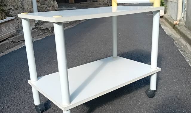 Mobilier desserte blanche