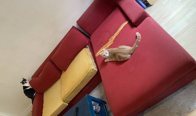 Mobilier canapé d’angle 4 places