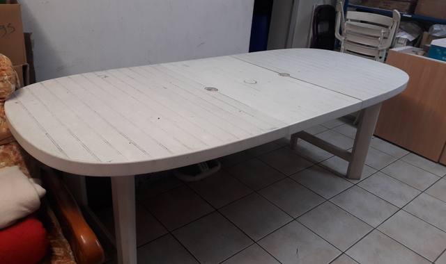 Mobilier grande table de jardin