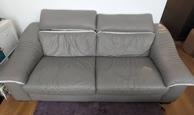 Mobilier canapé en cuir 3 places