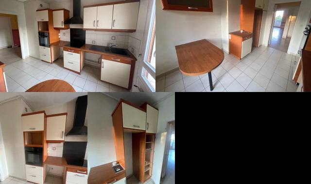 Mobilier cuisine complète avec four et plaque