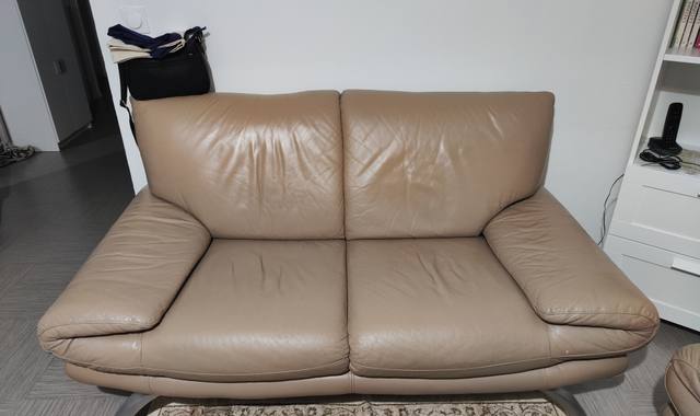 Mobilier de canapé en cuir