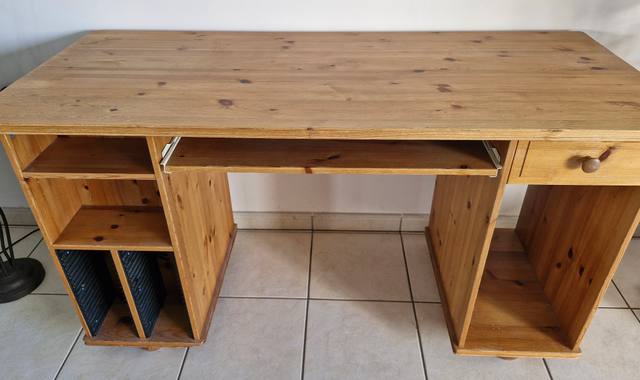 Mobilier bureau en chêne