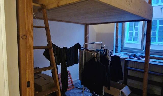Mobilier Mezzanine 2 places réaliser par un menuisier très solide