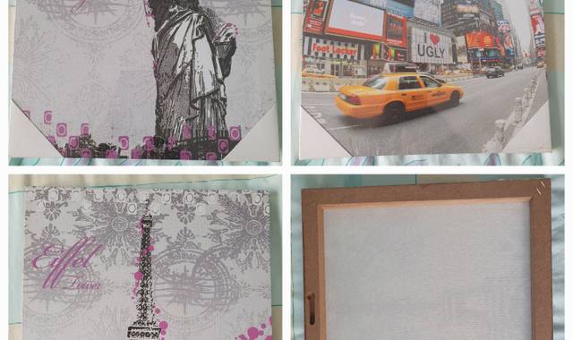 Mobilier lot tableau ville Paris New York