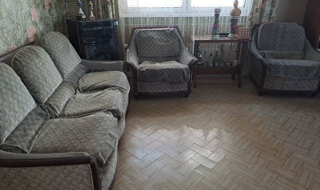 Mobilier canapé convertible + 2 fauteuils