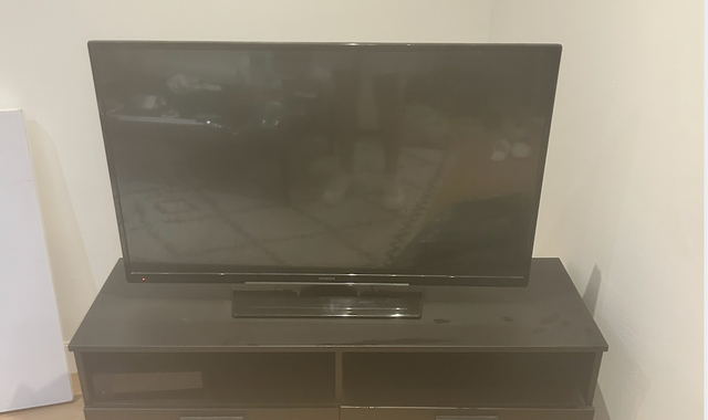 Mobilier meuble TV Noir