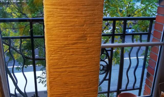 Mobilier 2 Lampes Ikea en papier beige