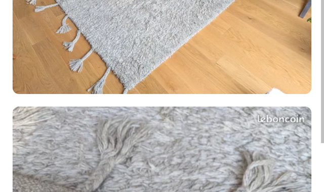 Mobilier tapis poil long