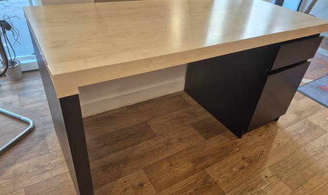 Mobilier bureau noir et brun