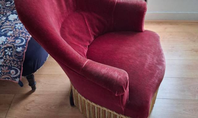 Mobilier fauteuil  rouge