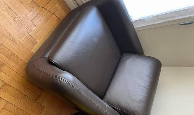 Mobilier fauteuil en cuir