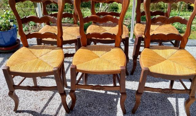 Mobilier 6 chaises normandes