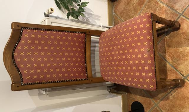 Mobilier 6 chaises en chêne massif