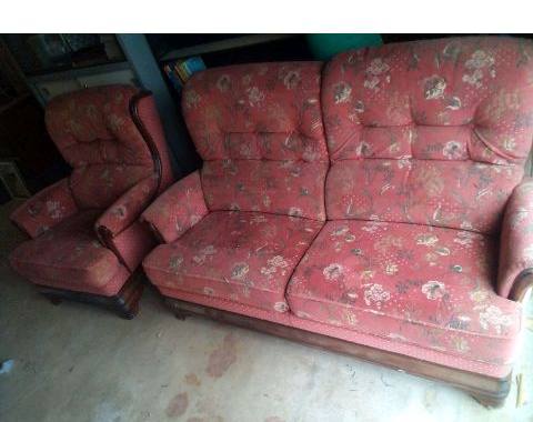 Mobilier canape deux place plus canape une place