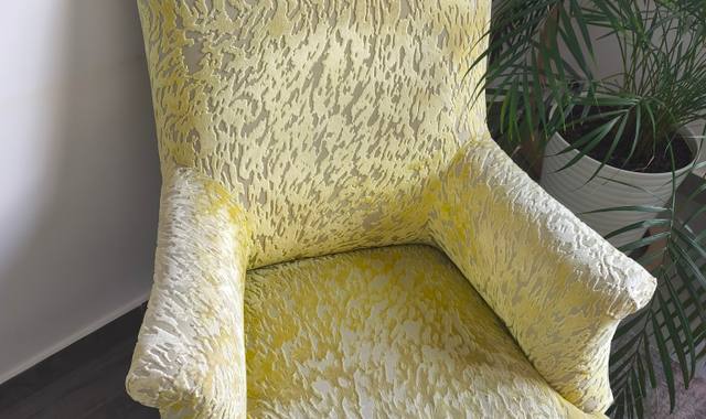 Mobilier fauteuil anglais refait version traditionnelle