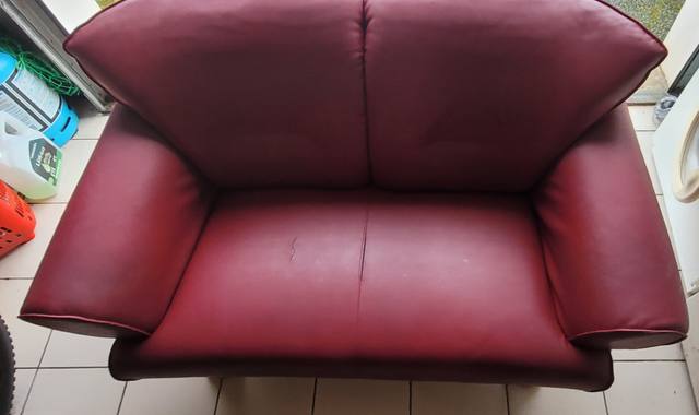 Mobilier canapé bordeaux