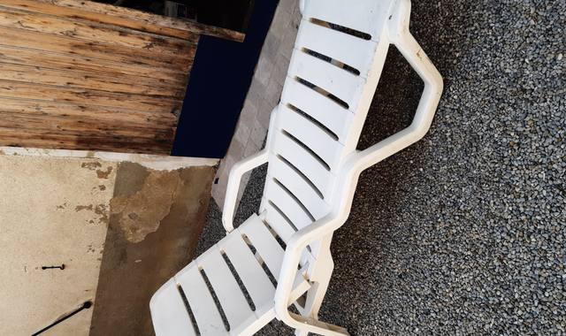 Mobilier chaise longue de jardin