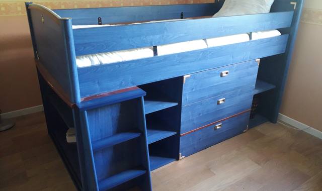 Mobilier lit - meuble de rangement pour adolescent