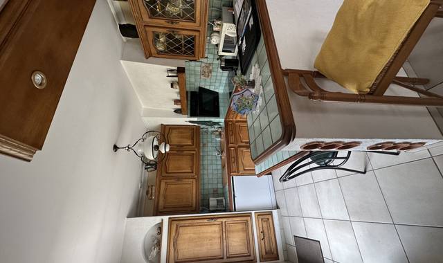 Mobilier cuisine vintage - Façade en chêne