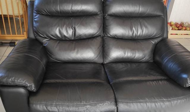 Mobilier canapé relax 3 places + canapé relax 2 places
