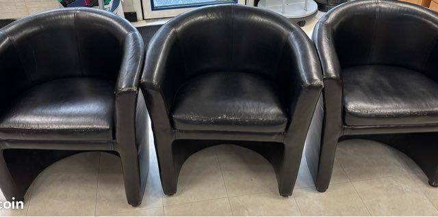 Mobilier 3 fauteuils