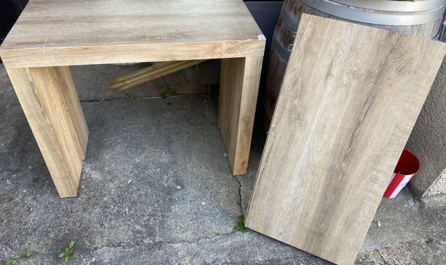 Mobilier console convertible table 8 personnes