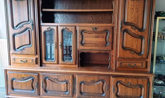 Mobilier living façade chêne