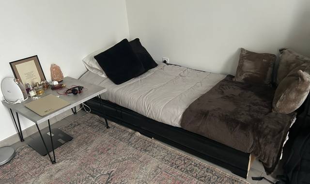 Mobilier banquette lit (90x190)