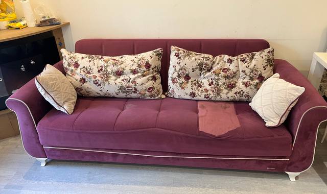 Mobilier canapé clic clac 3 et 2 places