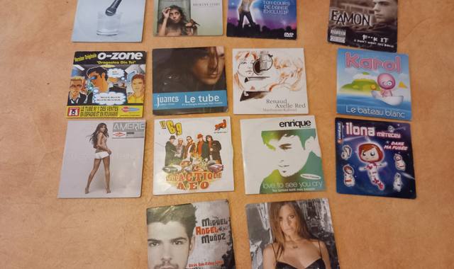 Musique, CD, Vinyle des CD en single