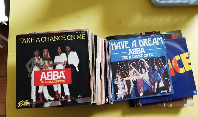 Musique, CD, Vinyle environ 150 disque 45t