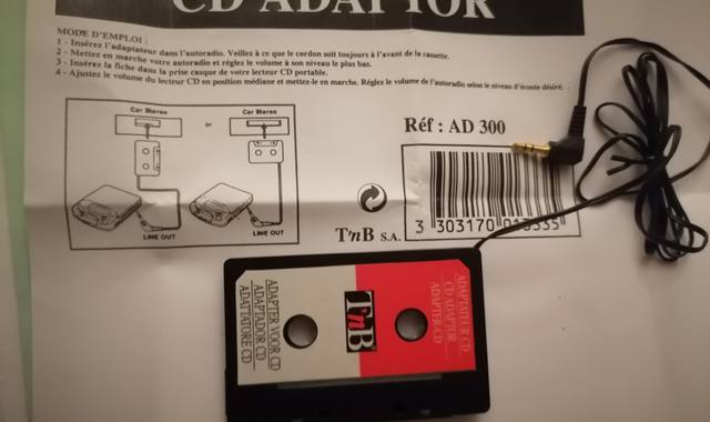 Musique, CD, Vinyle adaptateur Cassette > prise écouteur