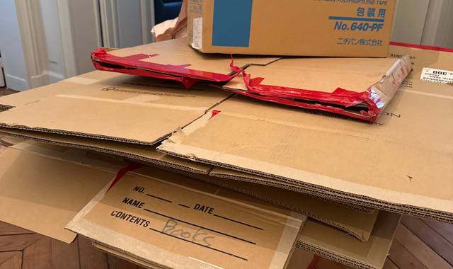 Outillage cartons de déménagements
