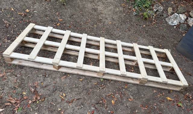 Outillage palette de 240 x 80 cm