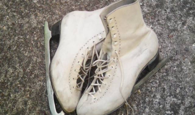 Sport patins à glace femme blancs