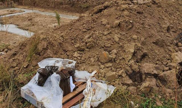 Terre et gravats terre