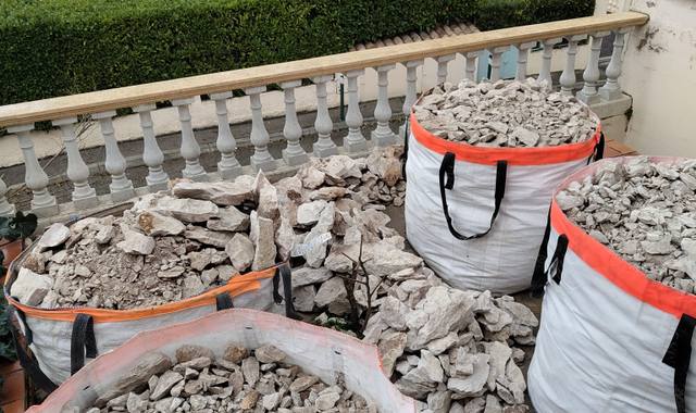 Terre et gravats gravât à donner